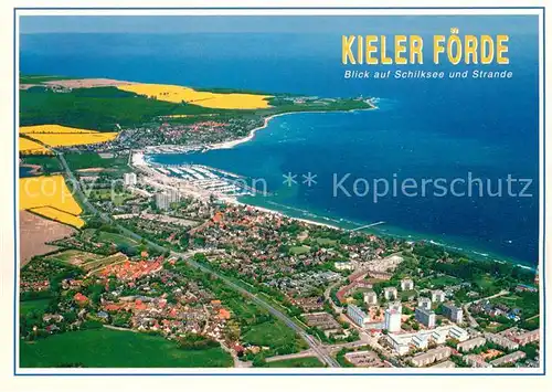 AK / Ansichtskarte Kiel Fliegeraufnahme Schilksee Strande Kat. Kiel