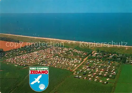 AK / Ansichtskarte Dahme Ostseebad Fliegeraufnahme Euro Camping Zedano Kat. Dahme