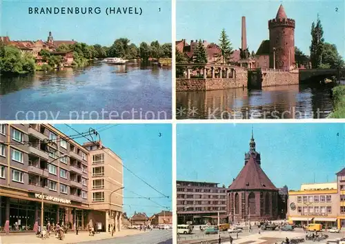 AK / Ansichtskarte Brandenburg Havel Sowjetisches Ehrenmal Steintor Molkenmarkt Kat. Brandenburg