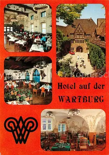 AK / Ansichtskarte Eisenach Thueringen Hotel auf der Wartburg Kat. Eisenach