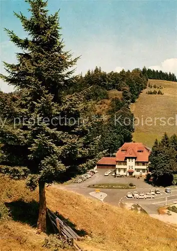 AK / Ansichtskarte Wieden Schwarzwald Berghotel Wiedener Eck Kat. Wieden