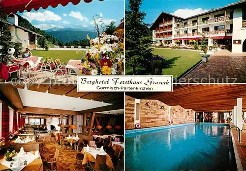 AK / Ansichtskarte Garmisch Partenkirchen Berghotel Forsthaus Graseck Kat. Garmisch Partenkirchen