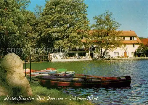 AK / Ansichtskarte Schoensee Hotel Drei Seerosen Kat. Schoensee