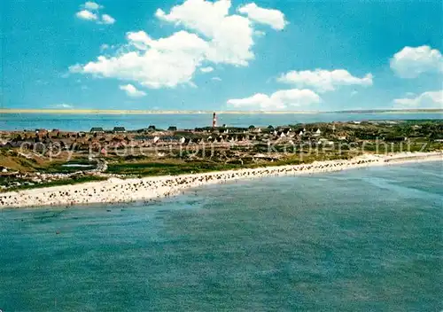 AK / Ansichtskarte Hoernum Sylt Fliegeraufnahme Kat. Hoernum (Sylt)