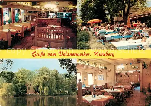 AK / Ansichtskarte Nuernberg Cafe Valznerweiher  Kat. Nuernberg