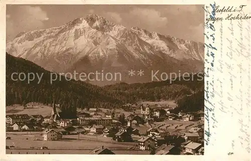AK / Ansichtskarte Seefeld Tirol Panorama Blick gegen Hocheder Huber Karte Nr 294 Kat. Seefeld in Tirol