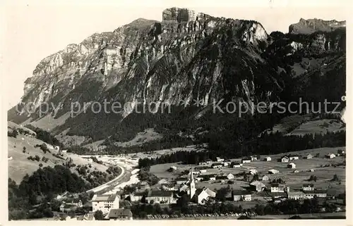 AK / Ansichtskarte Mellau Vorarlberg Panorama Blick gegen Kanisfluh Bregenzer Wald Kat. Mellau