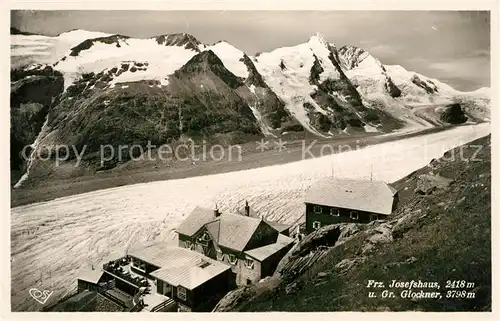 AK / Ansichtskarte Heiligenblut Kaernten Franz Josefshaus Gletscher Grossglockner Hohe Tauern Kat. Heiligenblut