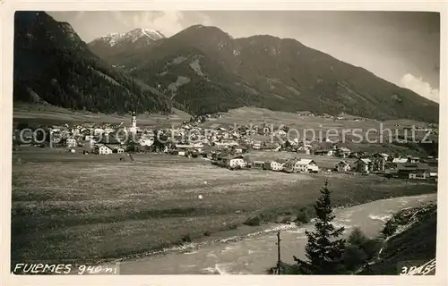AK / Ansichtskarte Fulpmes Tirol Gesamtansicht mit Alpenpanorama Kat. Fulpmes
