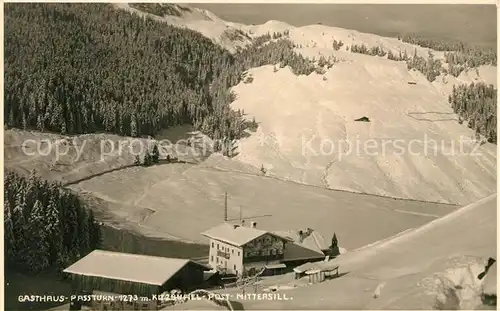 AK / Ansichtskarte Kitzbuehel Tirol Gasthaus Passturn Wintersportplatz Alpen Kat. Kitzbuehel