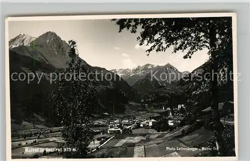 AK / Ansichtskarte Matrei Osttirol Gesamtansicht mit Alpenpanorama Kat. Matrei in Osttirol