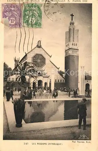 AK / Ansichtskarte Exposition Coloniale Internationale Paris 1931 Les Missions Catholiques  Kat. Expositions