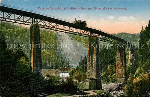 AK / Ansichtskarte Viadukte Viaduc Ravenna Viadukt Hoellsteig Sternen Hoellental  Kat. Bruecken