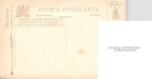 AK / Ansichtskarte Verlag Tucks Oilette Nr. 664 B Innsbruck Herzog Friedrichstrasse Stadtturm  Kat. Verlage