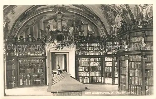 AK / Ansichtskarte Bibliothek Library Stift Heiligenkreuz  Kat. Gebaeude
