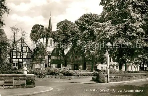 AK / Ansichtskarte Guetersloh An der Apostelkirche Kat. Guetersloh