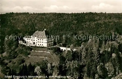 AK / Ansichtskarte Memmingen Schloss Eisenburg Fliegeraufnahme Kat. Memmingen