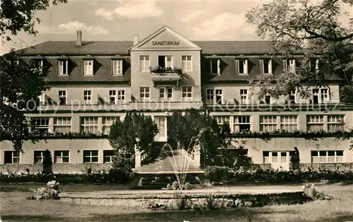 AK / Ansichtskarte Bad Koestritz Sanatorium Kat. Bad Koestritz