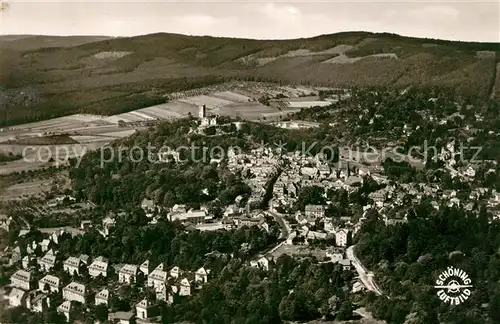 AK / Ansichtskarte Koenigstein Taunus Fliegeraufnahme mit Burg Kat. Koenigstein im Taunus