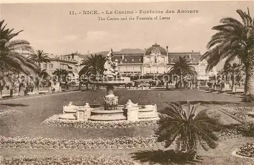 AK / Ansichtskarte Nice Alpes Maritimes Le Casino Fontaine des Amours Kat. Nice