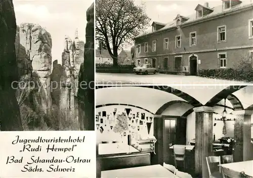 AK / Ansichtskarte Ostrau Bad Schandau Jugendtouristenhotel Rudi Hempel Kat. Bad Schandau