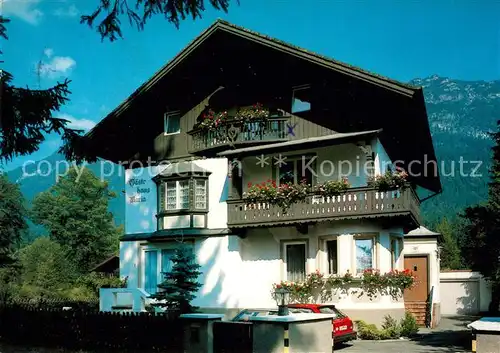 AK / Ansichtskarte Garmisch Partenkirchen Gaestehaus Maria Kat. Garmisch Partenkirchen