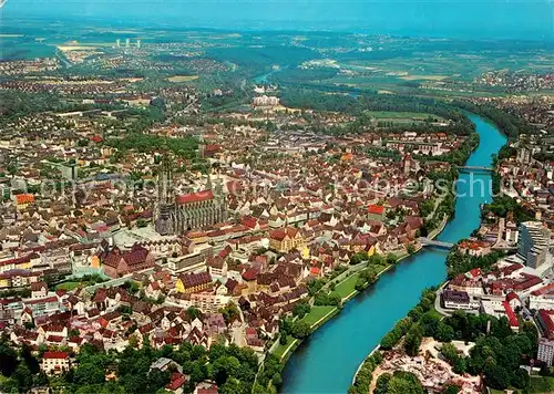 AK / Ansichtskarte Ulm Donau Fliegeraufnahme Kat. Ulm