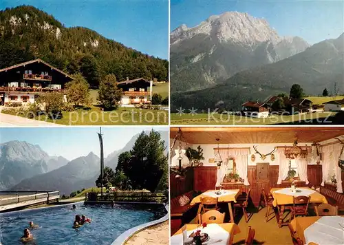 AK / Ansichtskarte Ramsau Berchtesgaden Alpenpension Cafe Ettlerlehen Kat. Ramsau b.Berchtesgaden