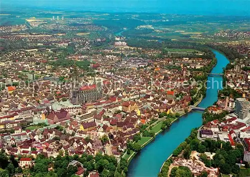 AK / Ansichtskarte Ulm Donau Fliegeraufnahme Kat. Ulm