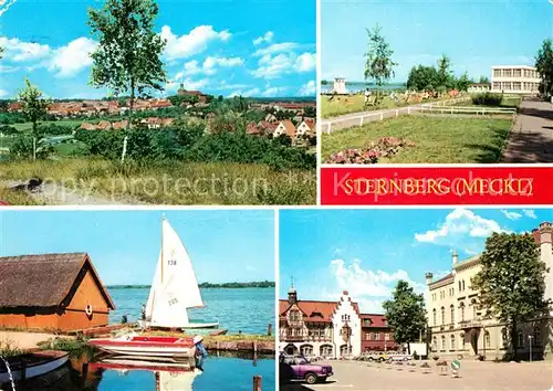 AK / Ansichtskarte Sternberg Mecklenburg Bad Konsum Strandgaststaette Rathaus Kat. Sternberg Mecklenburg