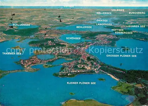 AK / Ansichtskarte Dieksee Grosser Ploener See Kellersee Kat. Malente