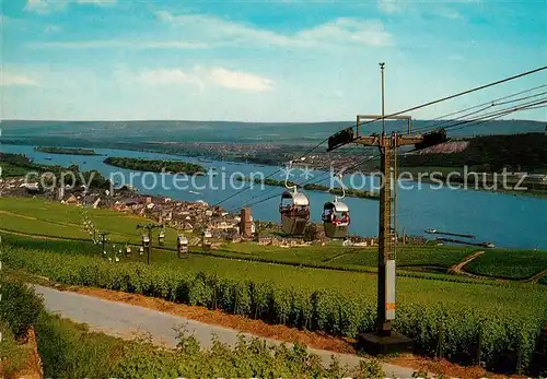 AK / Ansichtskarte Ruedesheim Rhein Kabinenseilbahn Kat. Ruedesheim am Rhein