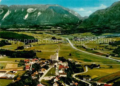 AK / Ansichtskarte Anger Chiemgau Untersberg Fliegeraufnahme