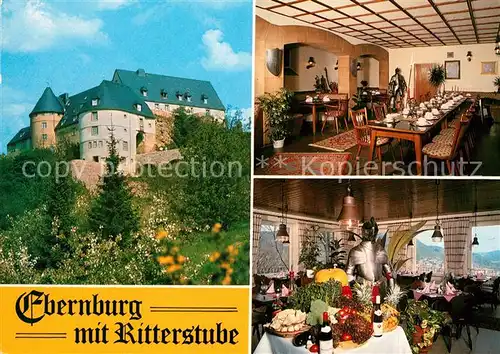 AK / Ansichtskarte Ebernburg Burgrestaurant Cafe Ritterstube Kat. Bad Muenster am Stein Ebernburg