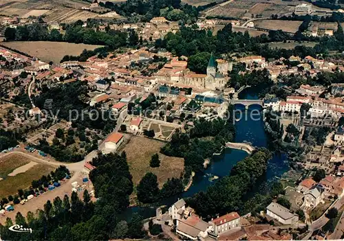 AK / Ansichtskarte Mareuil sur Lay Dissais Camping Ufer Fliegeraufnahme Kat. Mareuil sur Lay Dissais