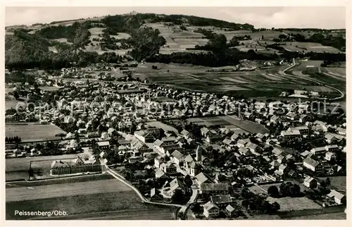 AK / Ansichtskarte Peissenberg Original Straehle Bild Nr 24103 Fliegeraufnahme Kat. Peissenberg