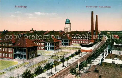 AK / Ansichtskarte Hamburg Barmbecker Krankenhaus Kat. Hamburg