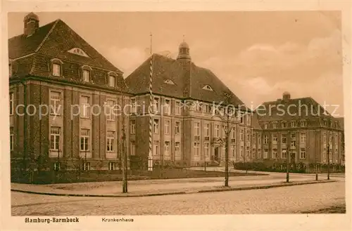 AK / Ansichtskarte Barmbek Krankenhaus Kat. Hamburg