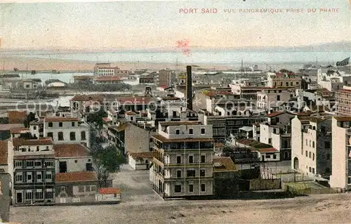 AK / Ansichtskarte Port Said Vue panoramique prise du Phare Kat. Port Said