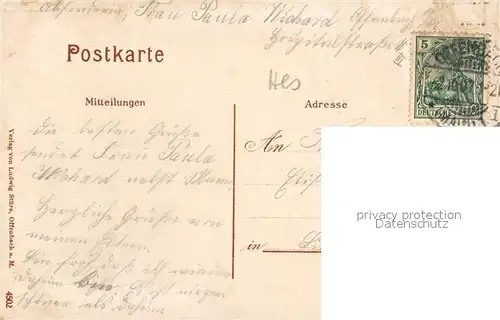 AK / Ansichtskarte Offenbach Main Lokalbahnhof Dampflokomotive Pferdekutschen Kat. Offenbach am Main