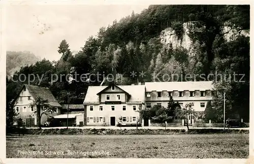 AK / Ansichtskarte Behringersmuehle Gasthof Fraenkische Schweiz Kat. Goessweinstein