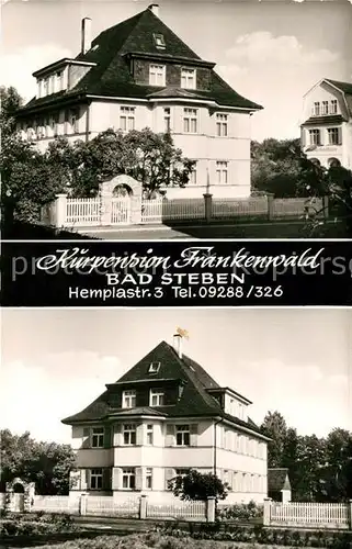 AK / Ansichtskarte Bad Steben Kurpension Frankenwald Kat. Bad Steben