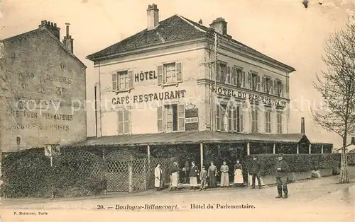 AK / Ansichtskarte Boulogne Billancourt Hotel du Parlementaire Kat. Boulogne Billancourt