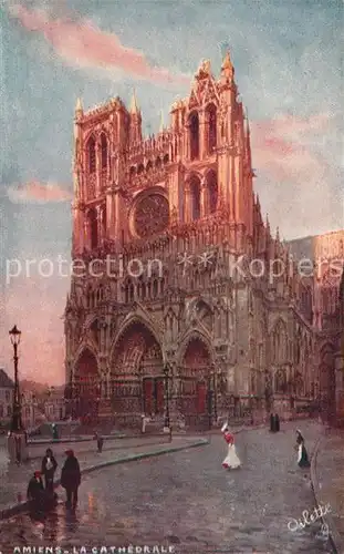 AK / Ansichtskarte Verlag Tucks Oilette Nr. 1 Amiens Cathedrale Kat. Verlage