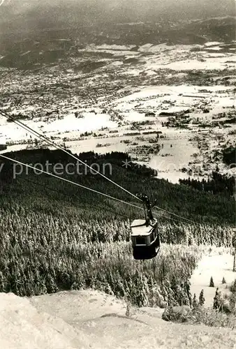 AK / Ansichtskarte Seilbahn Liberec Pohled na mesto z Jestedu Kat. Bahnen