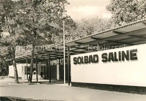 AK / Ansichtskarte Halle Saale Solbad Saline Eingang Kat. Halle