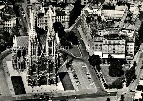 AK / Ansichtskarte Wien Hotel Regina Kremslehner Kirche Fliegeraufnahme Kat. Wien