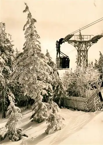 AK / Ansichtskarte Seilbahn Oberwiesenthal  Kat. Bahnen