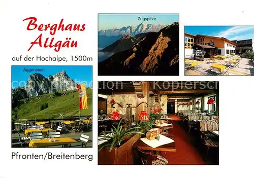 AK / Ansichtskarte Pfronten Berghaus Allgaeu Zugspitze Beritenberg  Kat. Pfronten
