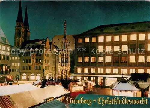 AK / Ansichtskarte Nuernberg Christkindlesmarkt  Kat. Nuernberg